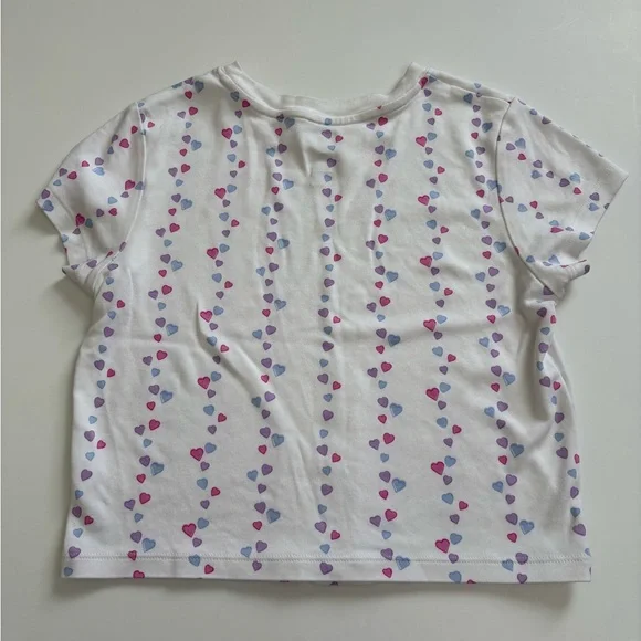 Roller Rabbit Falling Hearts Baby Tee Size Small - Picture 2 of 6